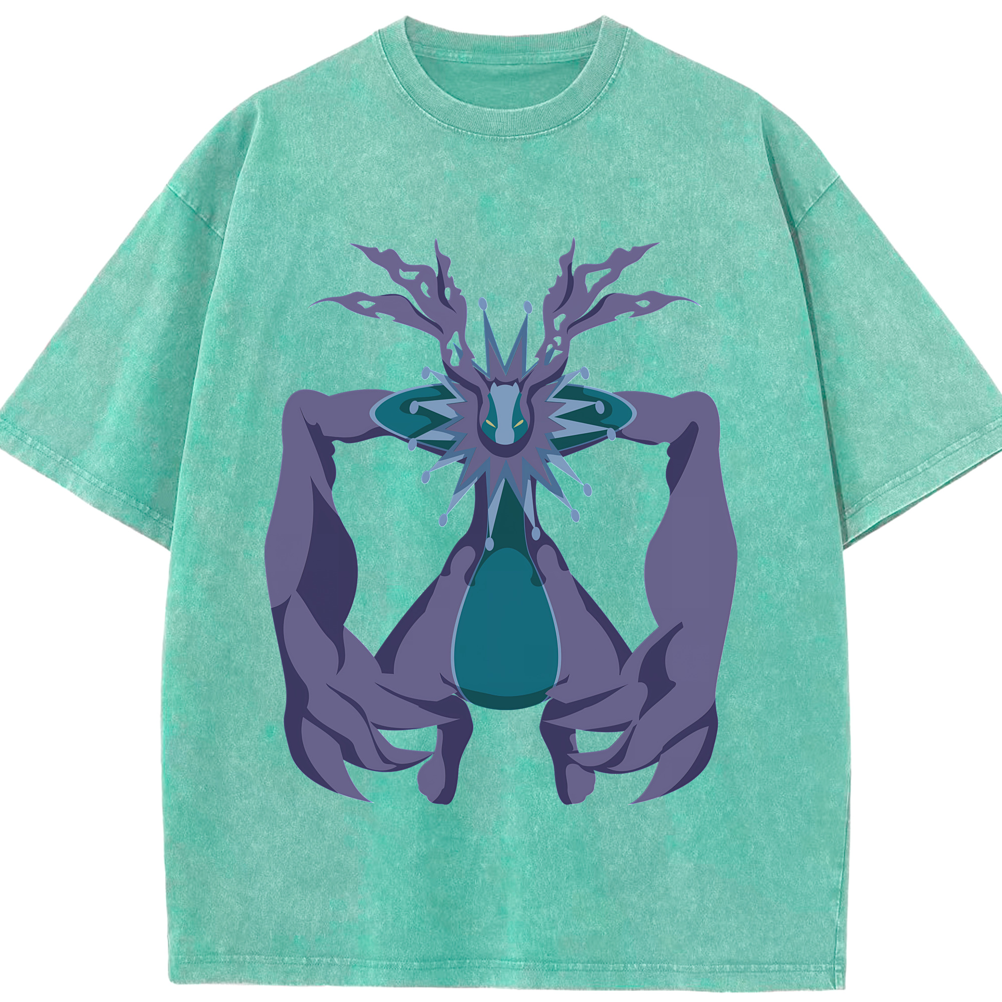 （画像用） Digimon デジタルモンスター/デジモン 綿100% ヴィンテージ風 半袖Tシャツ（フロントプリント）